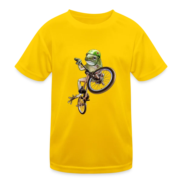 Grenouille BMX : Le Rider des Marais sur T-shirt sport Enfant