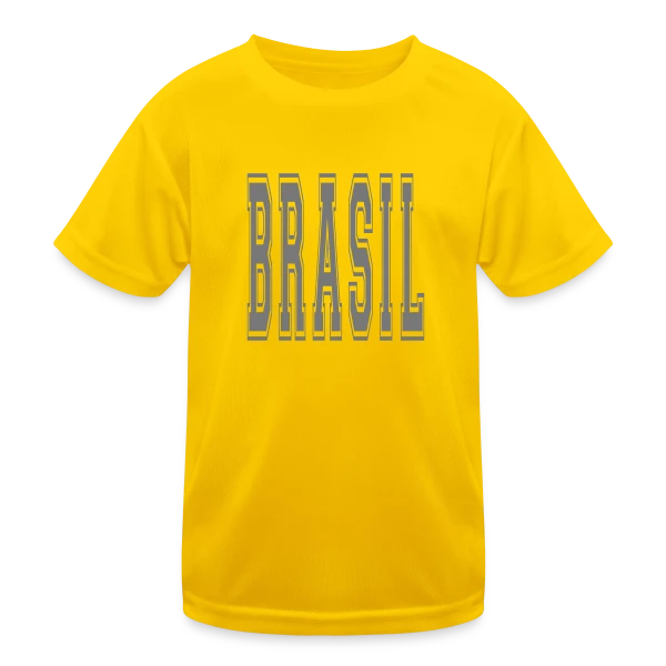 Fierté Brésilienne Football sur T-shirt sport Enfant