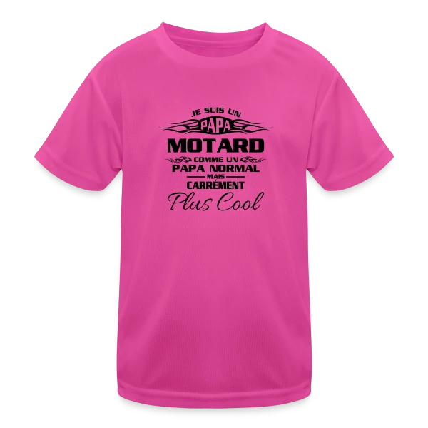 Esprit Motard Passionné sur T-shirt sport Enfant