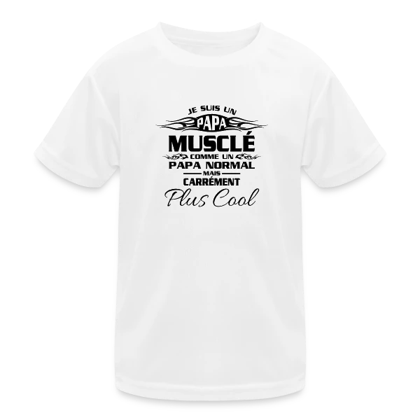 Esprit Musclé & Fitness sur T-shirt sport Enfant
