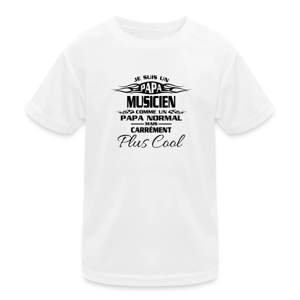 Passion Musique et Artiste sur T-shirt sport Enfant