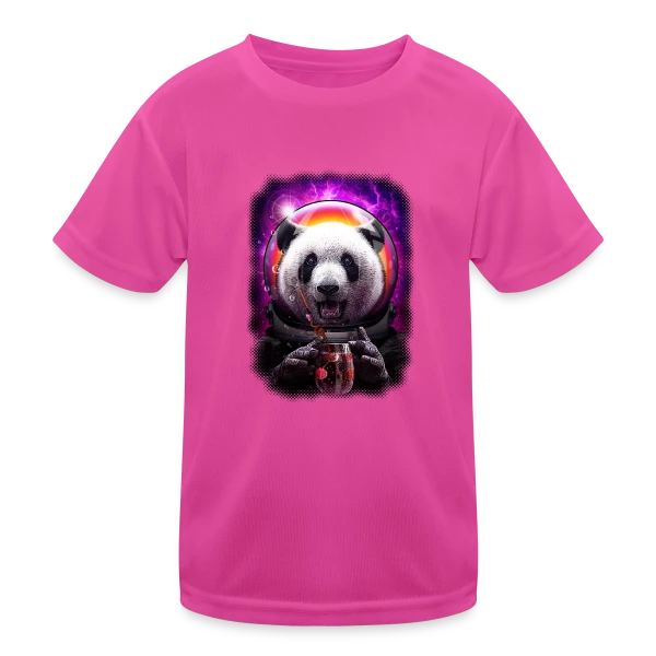 Pandanaut : L'Aventure Spatiale du Panda sur T-shirt sport Enfant