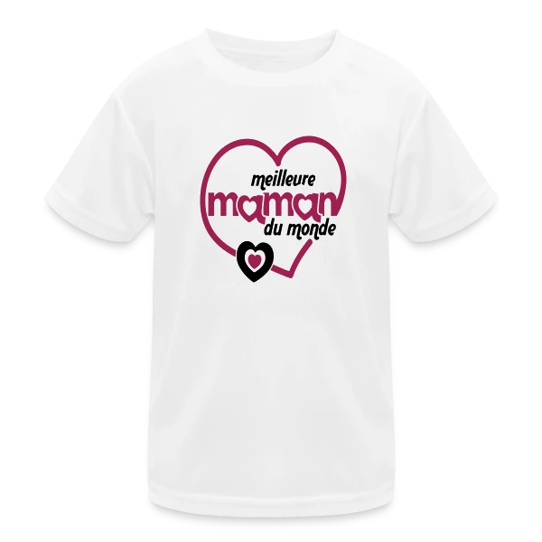 La Meilleure Maman du Monde sur T-shirt sport Enfant