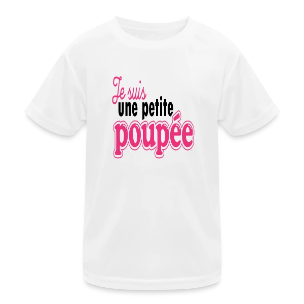 Ma Petite Poupée sur T-shirt sport Enfant