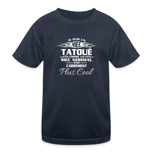 Tatouage Urbain Audacieux sur T-shirt sport Enfant
