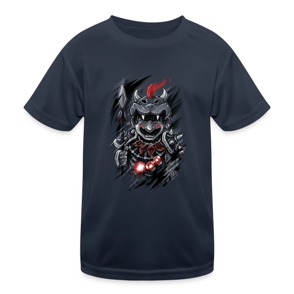 Guerrier Crâne Sauvage sur T-shirt sport Enfant