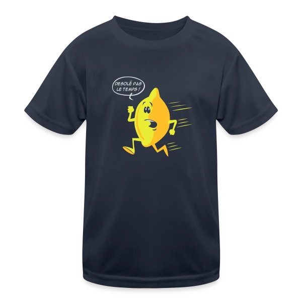 Citron Pressé : Fraîcheur et Vitamine C sur T-shirt sport Enfant