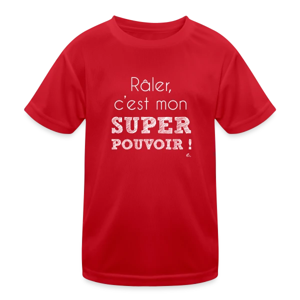 Mon Super Pouvoir : Révélez Votre Force Intérieure sur T-shirt sport Enfant