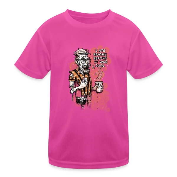 Hipster Zombie : Le Style Avant l'Heure sur T-shirt sport Enfant