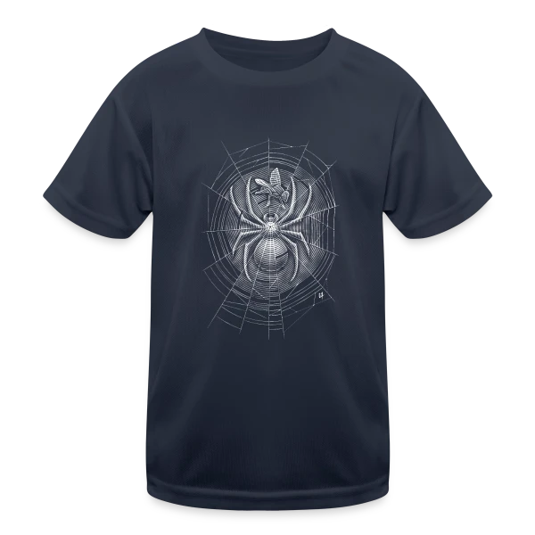 Toile d'Araignée Mystérieuse sur T-shirt sport Enfant