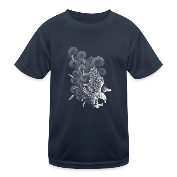 Ailes au Vent sur T-shirt sport Enfant