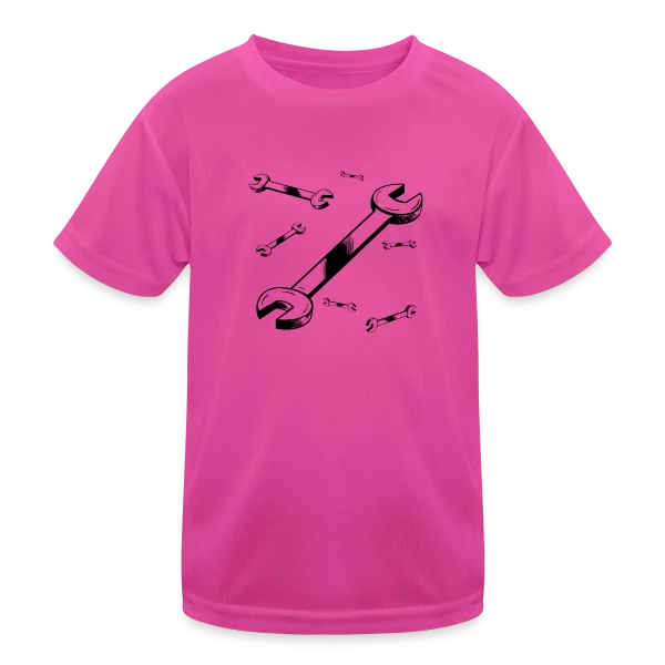 Clé à Molette : L'Outil Essentiel sur T-shirt sport Enfant