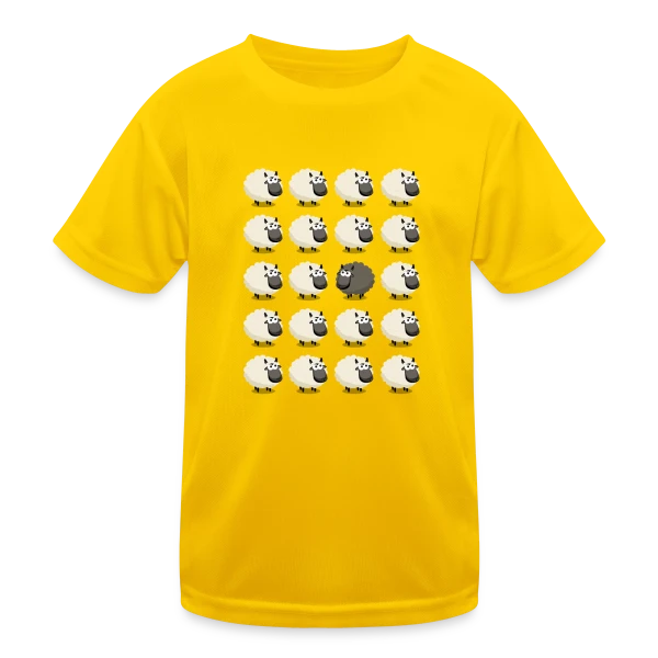 Mouton Noir : L'Esprit Libre sur T-shirt sport Enfant