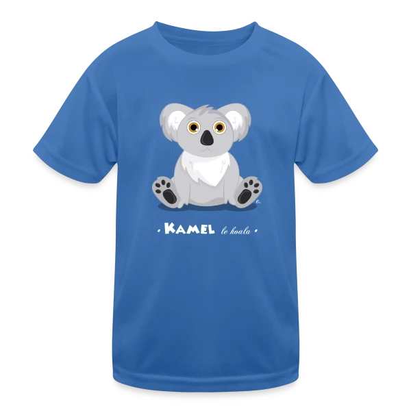 Kamel le Koala : Tendresse Exotique sur T-shirt sport Enfant