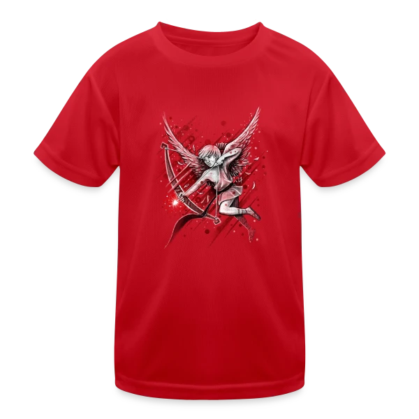 Cupidon, la Flèche d'Amour sur T-shirt sport Enfant