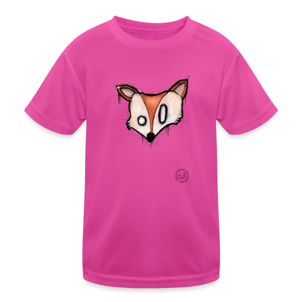 Renard Stylisé K-nimals sur T-shirt sport Enfant