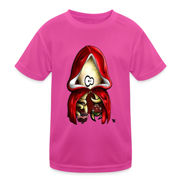 Le Petit Chaperon Poulpe sur T-shirt sport Enfant