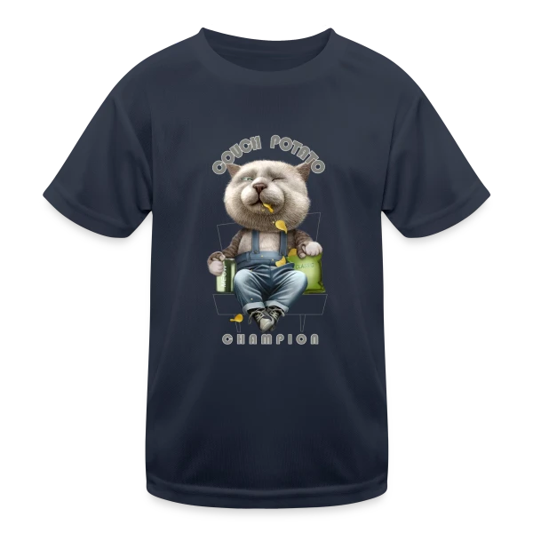 Roi du Canapé sur T-shirt sport Enfant