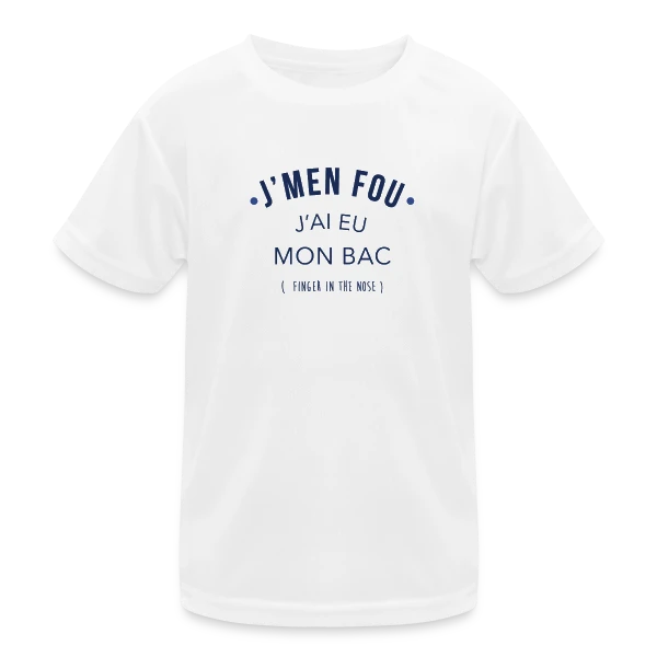 Diplômé du Bac : Mission Accomplie ! sur T-shirt sport Enfant