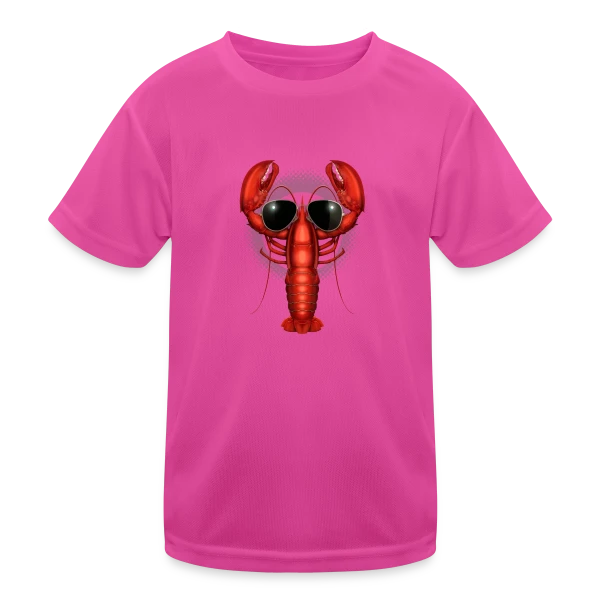 Homard Stylé sur T-shirt sport Enfant
