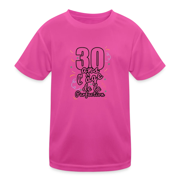 Trentenaire Stylé sur T-shirt sport Enfant