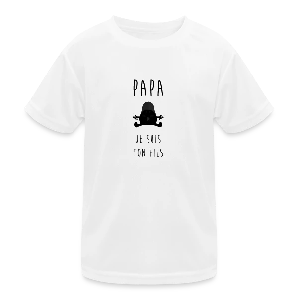 Iconique "Je suis ton père" - Cadeau Papa sur T-shirt sport Enfant