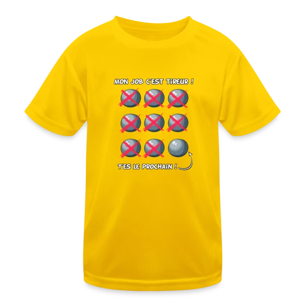 Profession Tireur : Précision et Passion sur T-shirt sport Enfant