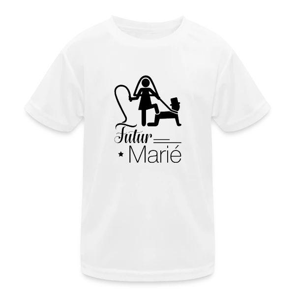 "Futur Marié" : Prêt pour le Grand Jour sur T-shirt sport Enfant