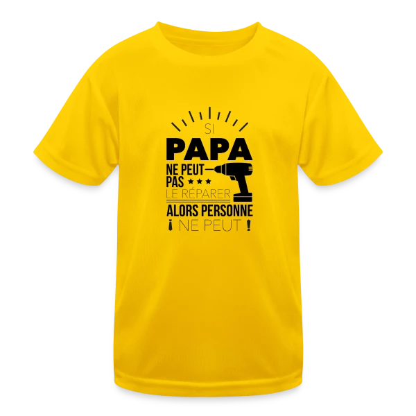 Si je peux pas... je peux pas ! sur T-shirt sport Enfant
