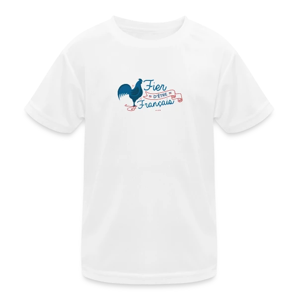 Fierté Française : Élégance et Patrie sur T-shirt sport Enfant