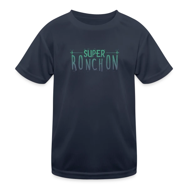 Le Super Ronchon Vert sur T-shirt sport Enfant