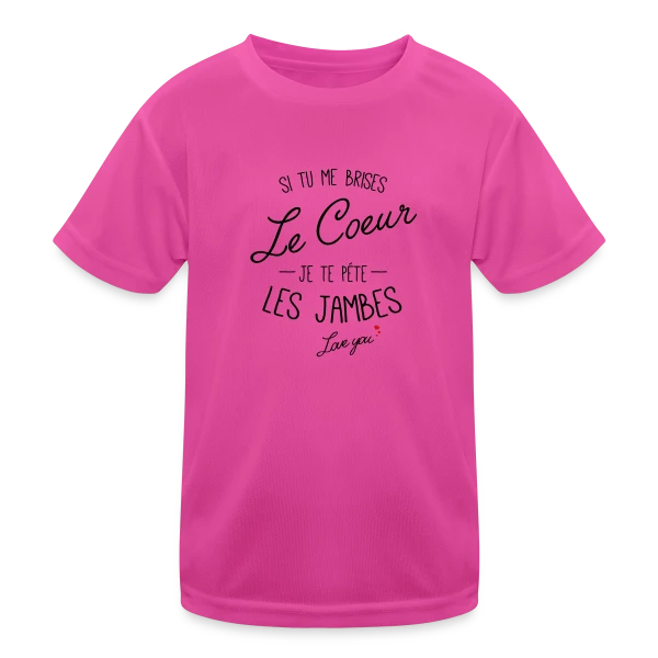 Cœur Brisé, Jambes Cassées ! sur T-shirt sport Enfant
