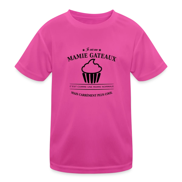 Mamie Gâteaux d'Amour sur T-shirt sport Enfant