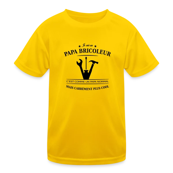Papa Bricoleur: Le Roi du Bricolage sur T-shirt sport Enfant