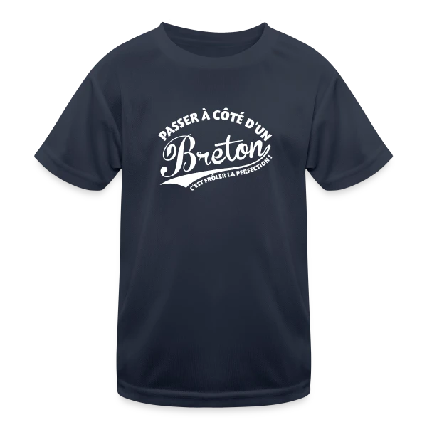 Perfection Bretonne sur T-shirt sport Enfant