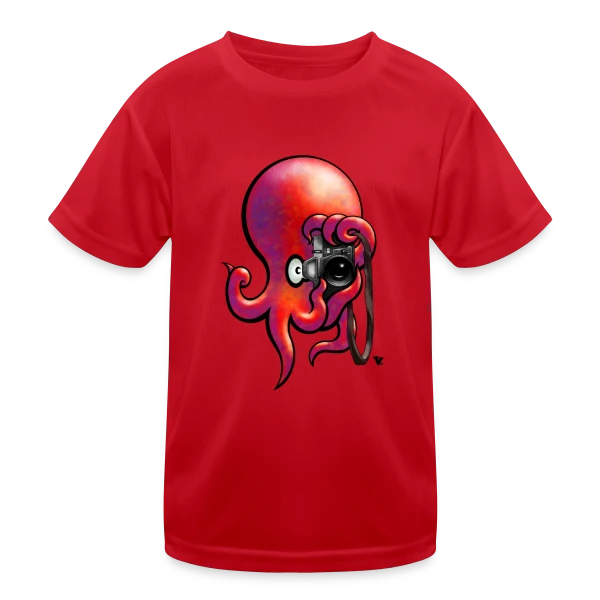 Poulparazzi - Le paparazzi des fonds marins sur T-shirt sport Enfant