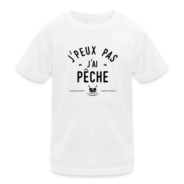 J'peux Pas, J'ai Pêche ! sur T-shirt sport Enfant