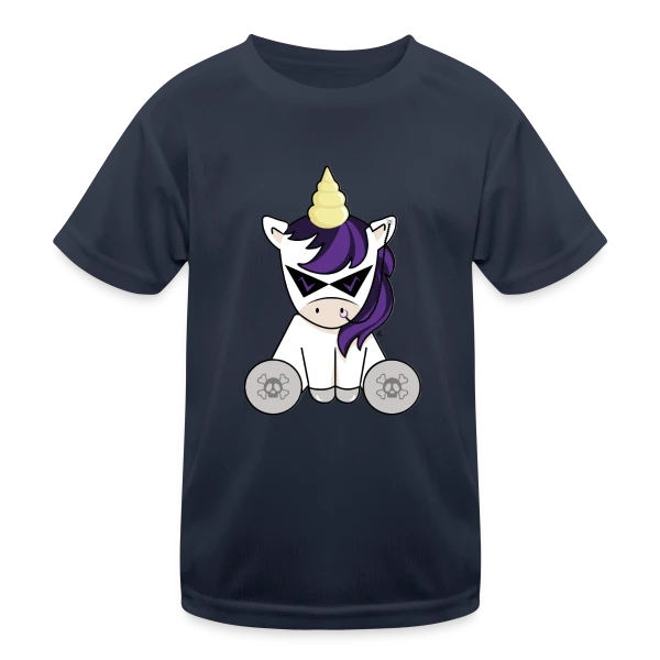 Licorne Grunge : Rebelle et Mystérieuse sur T-shirt sport Enfant
