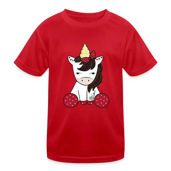 Licorne Rockabilly : Style Rétro Envoûtant sur T-shirt sport Enfant