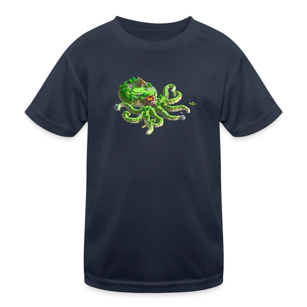 OctoCraft - L'île aux pieuvres sur T-shirt sport Enfant
