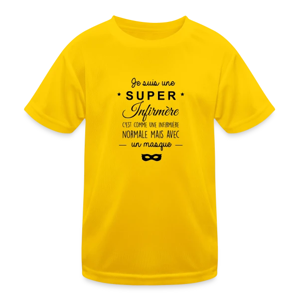 Super Infirmière : Ma Vocation, Ma Fierté sur T-shirt sport Enfant