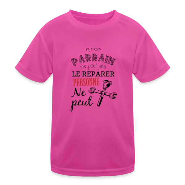 Si Parrain ne peut pas le réparer, personne ne peut ! sur T-shirt sport Enfant