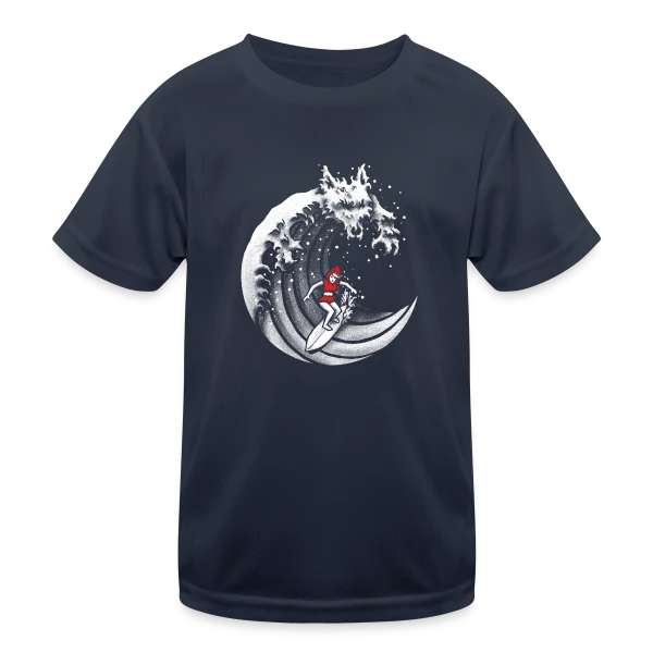 Le Chaperon Rouge Surfeur sur T-shirt sport Enfant