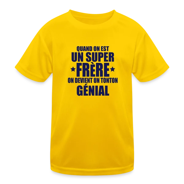 On Devient un Tonton Génial sur T-shirt sport Enfant