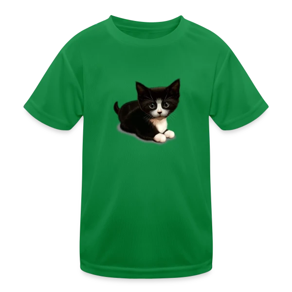 Chat Mignon : Personnalisable sur T-shirt sport Enfant