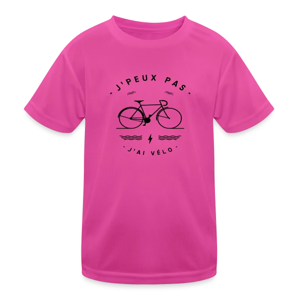 J'ai Vélo : Le T-shirt des Passionnés de Cyclisme sur T-shirt sport Enfant