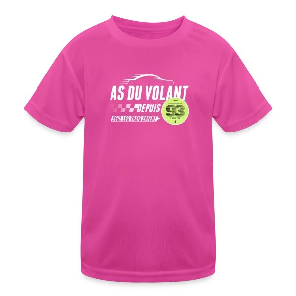 L'As du Volant du 93 sur T-shirt sport Enfant