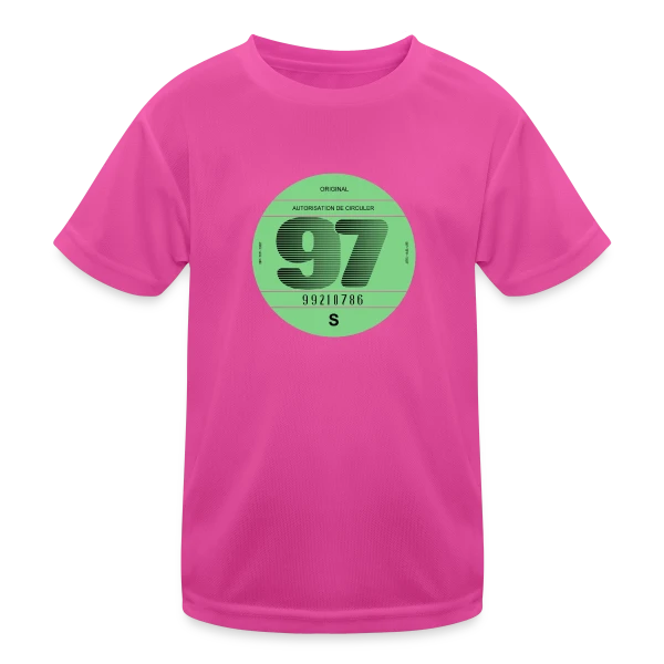 France Rétro 1997 : L'Icône Automobile Vintage sur T-shirt sport Enfant