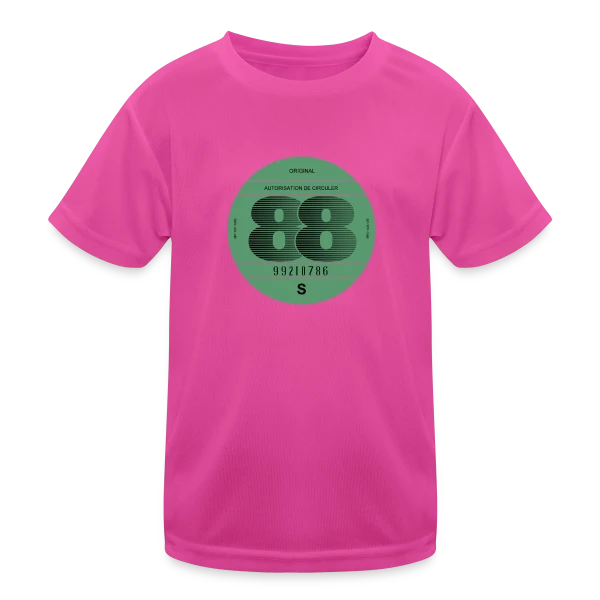 "France 1988" | Automobile Rétro Vintage sur T-shirt sport Enfant