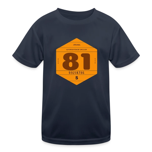 Vintage Vignette Automobile France 1981 sur T-shirt sport Enfant